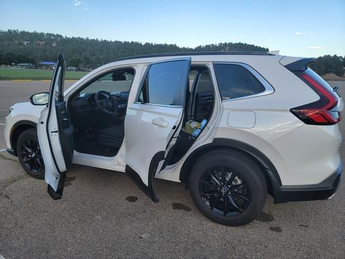 White 2023 Honda CR-V Hybrid Sport
