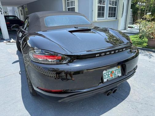 Black 2017 Porsche 718 Boxster 718 Boxster S