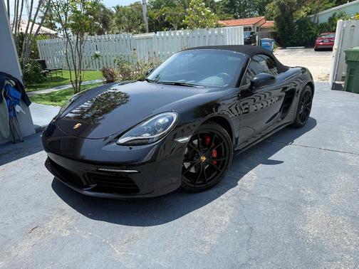 Black 2017 Porsche 718 Boxster 718 Boxster S