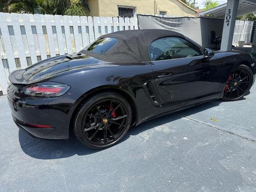 Black 2017 Porsche 718 Boxster 718 Boxster S