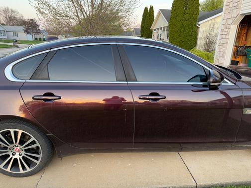 Red 2017 Jaguar XF 35t Prestige