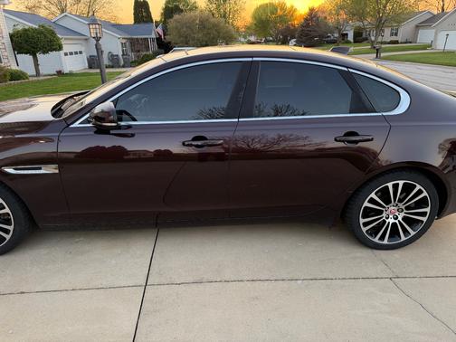 Red 2017 Jaguar XF 35t Prestige