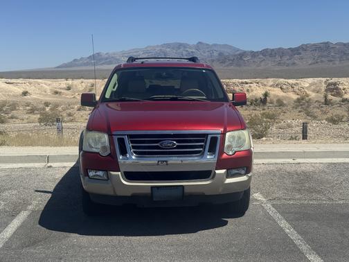 Red 2008 Ford Explorer Eddie Bauer