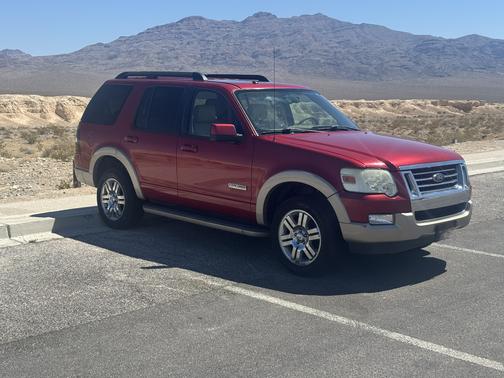 Red 2008 Ford Explorer Eddie Bauer
