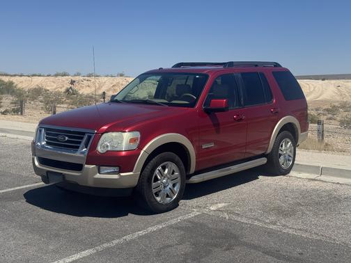 Red 2008 Ford Explorer Eddie Bauer