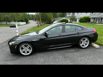Black 2015 BMW 650 Gran Coupe i xDrive