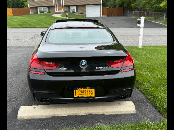Black 2015 BMW 650 Gran Coupe i xDrive
