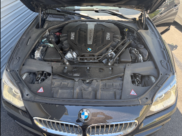 Black 2015 BMW 650 Gran Coupe i xDrive