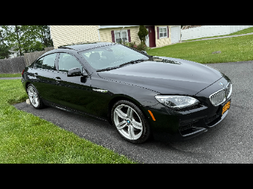 Black 2015 BMW 650 Gran Coupe i xDrive
