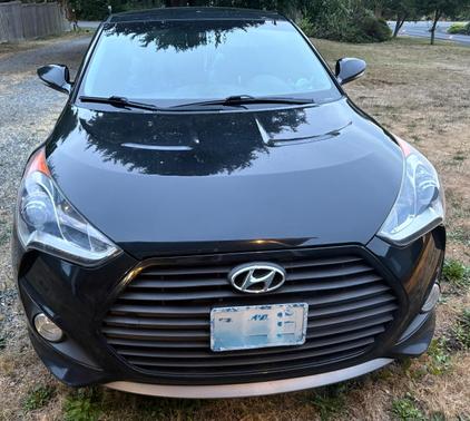 Black 2013 Hyundai Veloster Turbo