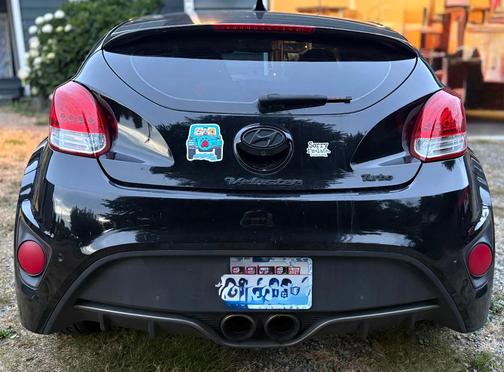 Black 2013 Hyundai Veloster Turbo