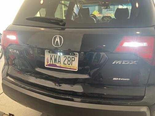 Black 2008 Acura MDX Technology