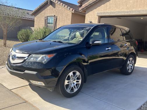Black 2008 Acura MDX Technology
