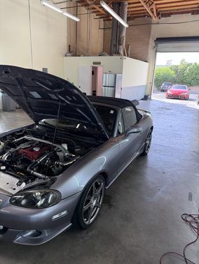 Silver 2004 Mazda MX-5 Miata Base