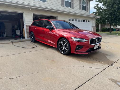 Red 2020 Volvo V60 T5 R-Design