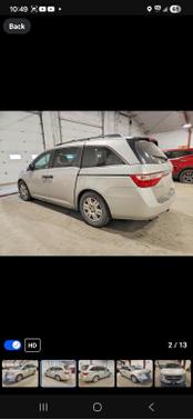 Silver 2013 Honda Odyssey LX