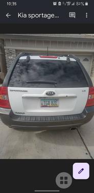 White 2008 Kia Sportage LX