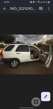 White 2008 Kia Sportage LX
