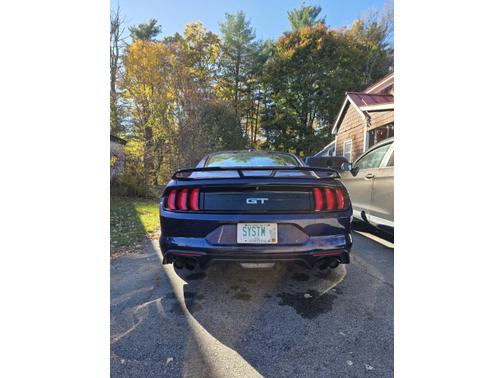 Blue 2018 Ford Mustang GT Premium
