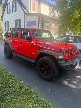 Red 2020 Jeep Wrangler Unlimited Sport