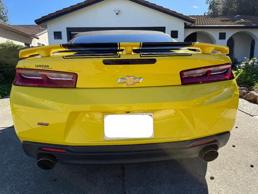 Yellow 2018 Chevrolet Camaro 1SS