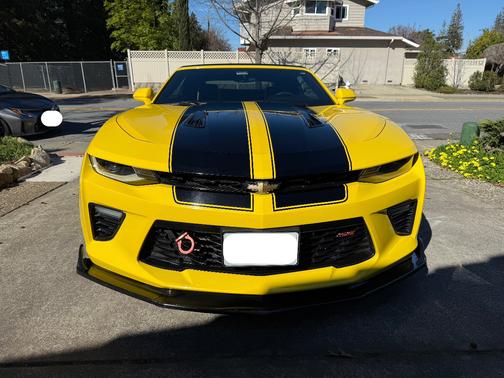 Yellow 2018 Chevrolet Camaro 1SS