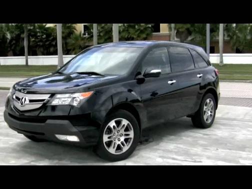 Black 2007 Acura MDX Technology