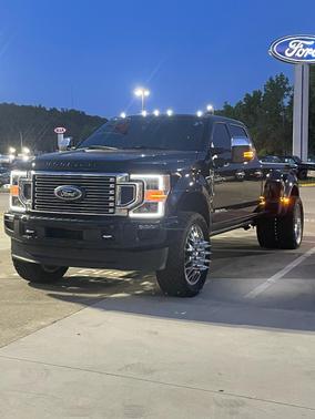 Black 2020 Ford F-350 Platinum
