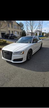 White 2017 Audi S8 4.0T Plus