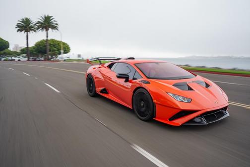 Orange 2023 Lamborghini Huracan STO Base