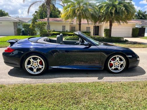 Blue 2006 Porsche 911 911 Carrera 4S Cabriolet