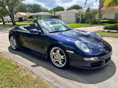 Blue 2006 Porsche 911 911 Carrera 4S Cabriolet