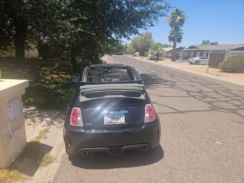 Black 2013 FIAT 500C Abarth