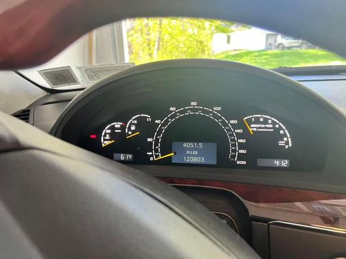 Black 2005 Mercedes-Benz S-Class S55 AMG