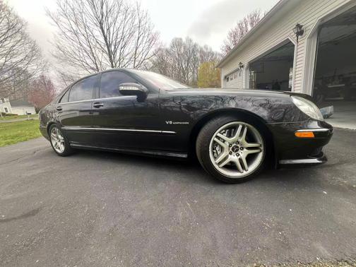 Black 2005 Mercedes-Benz S-Class S55 AMG