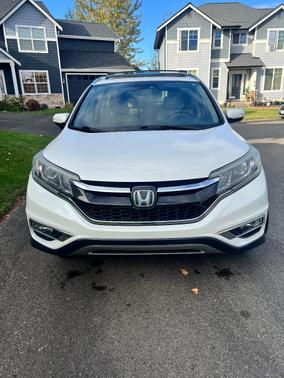 White 2015 Honda CR-V Touring