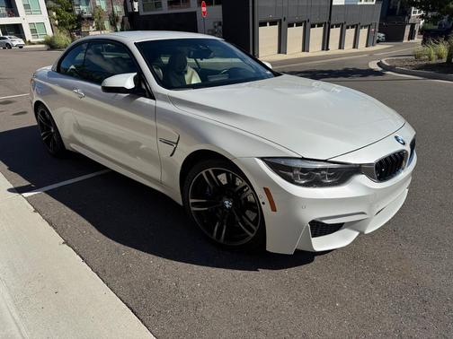White 2018 BMW M4 Base