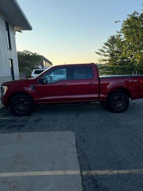 Red 2021 Ford F-150 XLT