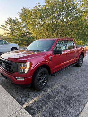 Red 2021 Ford F-150 XLT