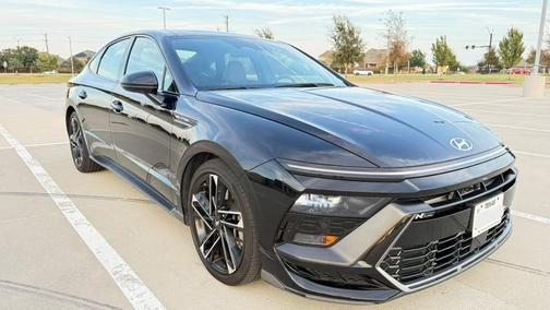 Black 2024 Hyundai SONATA N Line