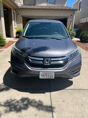 Gray 2015 Honda CR-V LX