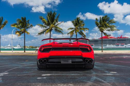 Red 2018 Lamborghini Huracan LP580-2S