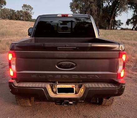 Gray 2017 Ford F-250 Lariat