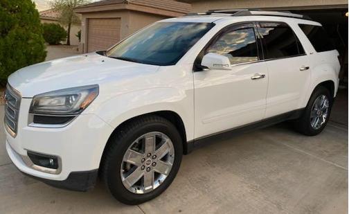 White 2017 GMC Acadia Limited Limited