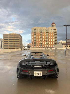 Gray 2016 McLaren 675LT Spider