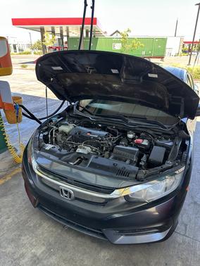 Gray 2017 Honda Civic EX