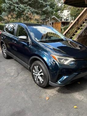 Blue 2018 Toyota RAV4 LE