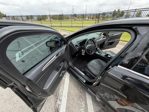 Black 2016 Ford Fusion Energi Titanium