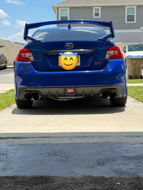Blue 2015 Subaru WRX STI Base