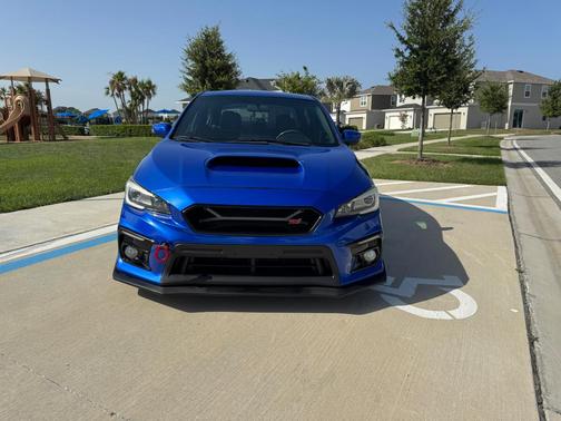 Blue 2015 Subaru WRX STI Base